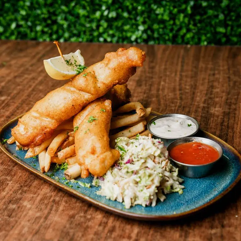 Fish and Chips at NV Restaurant & Bar in Edgemont, Edmonton, AB